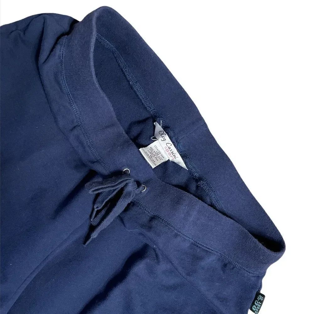 Blue Drawstring Sweat Pants - Straight leg - Picture 6 of 6